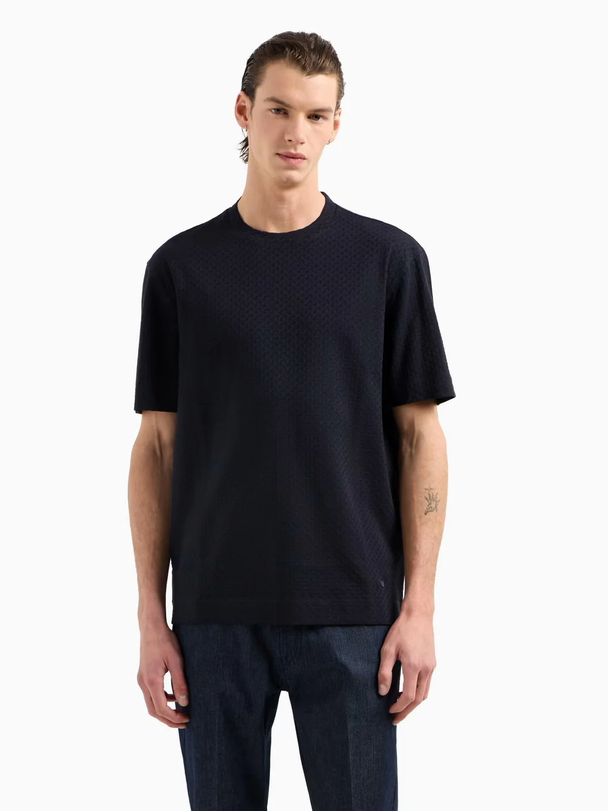 EMPORIO ARMANI T-shirt Uomo  EM001289 AF10762 FB257 Blu - Image 2
