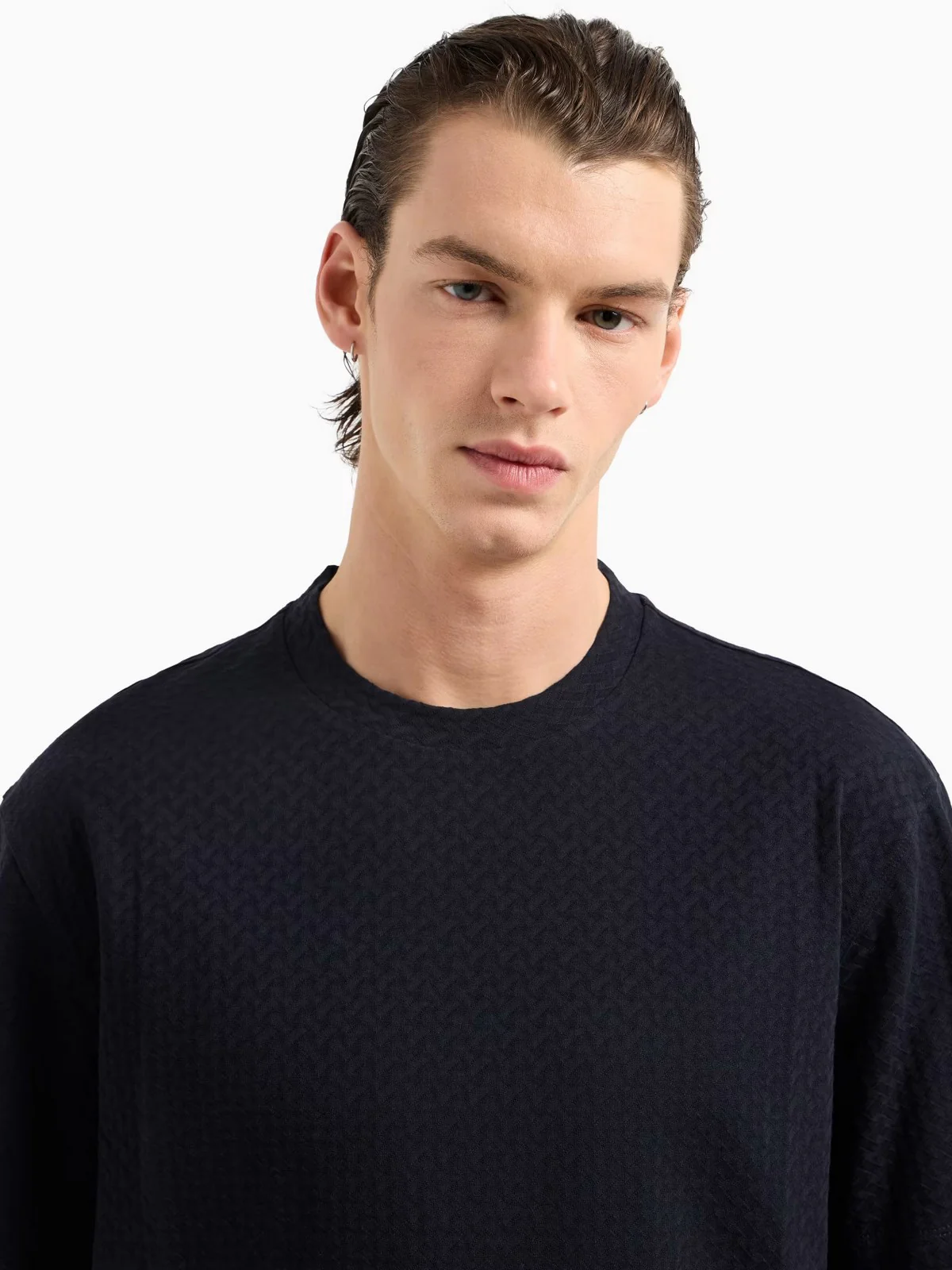 EMPORIO ARMANI T-shirt Uomo  EM001289 AF10762 FB257 Blu - Image 5