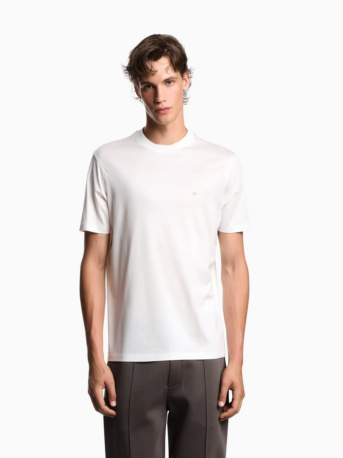 EMPORIO ARMANI T-shirt Uomo  EM003137 AF10761 U0003 Snow white - Image 3