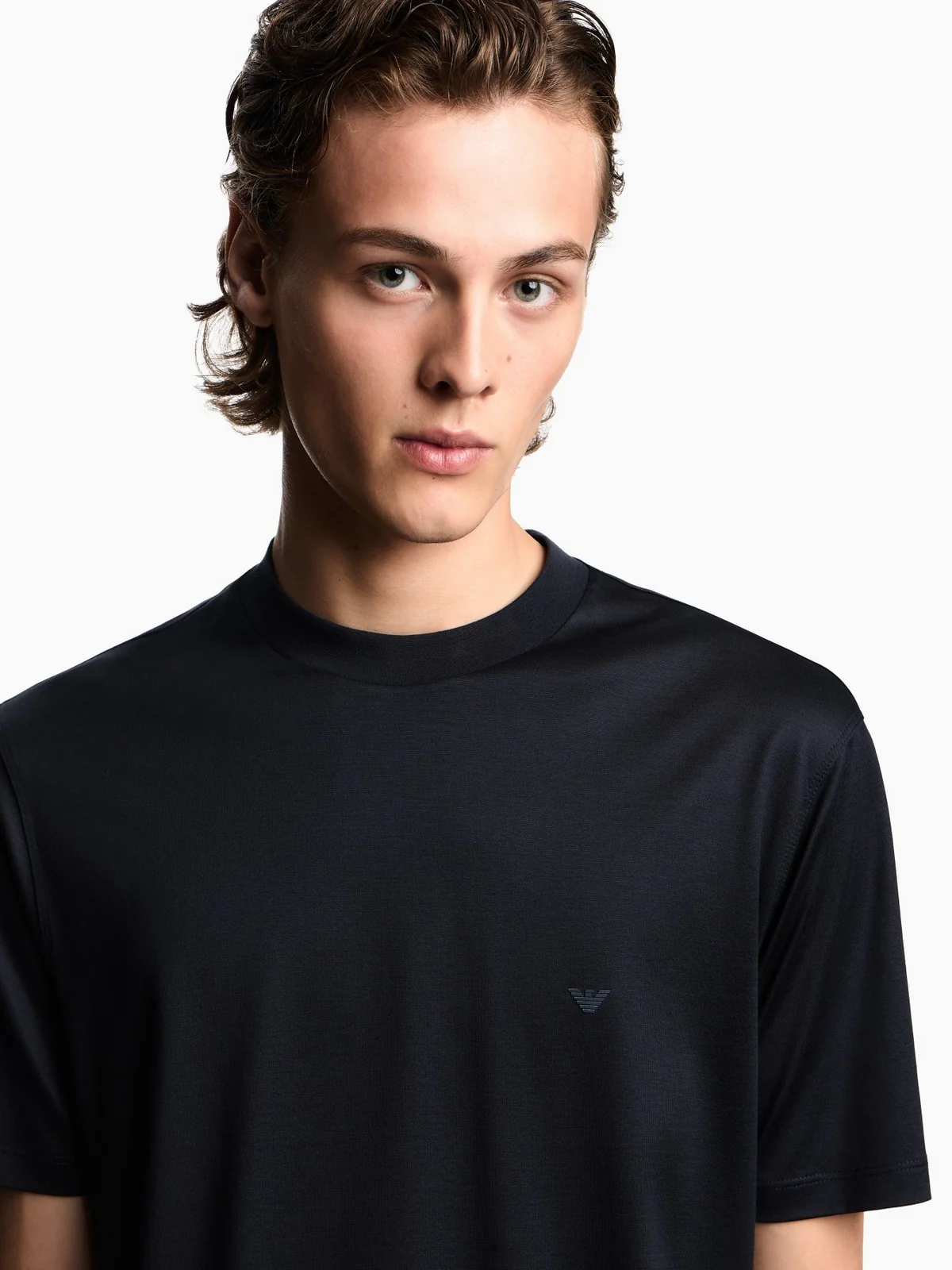 EMPORIO ARMANI T-shirt Uomo  EM003137 AF10761 UB118 ICONICO 0920 BLU NAVY EA - Image 2