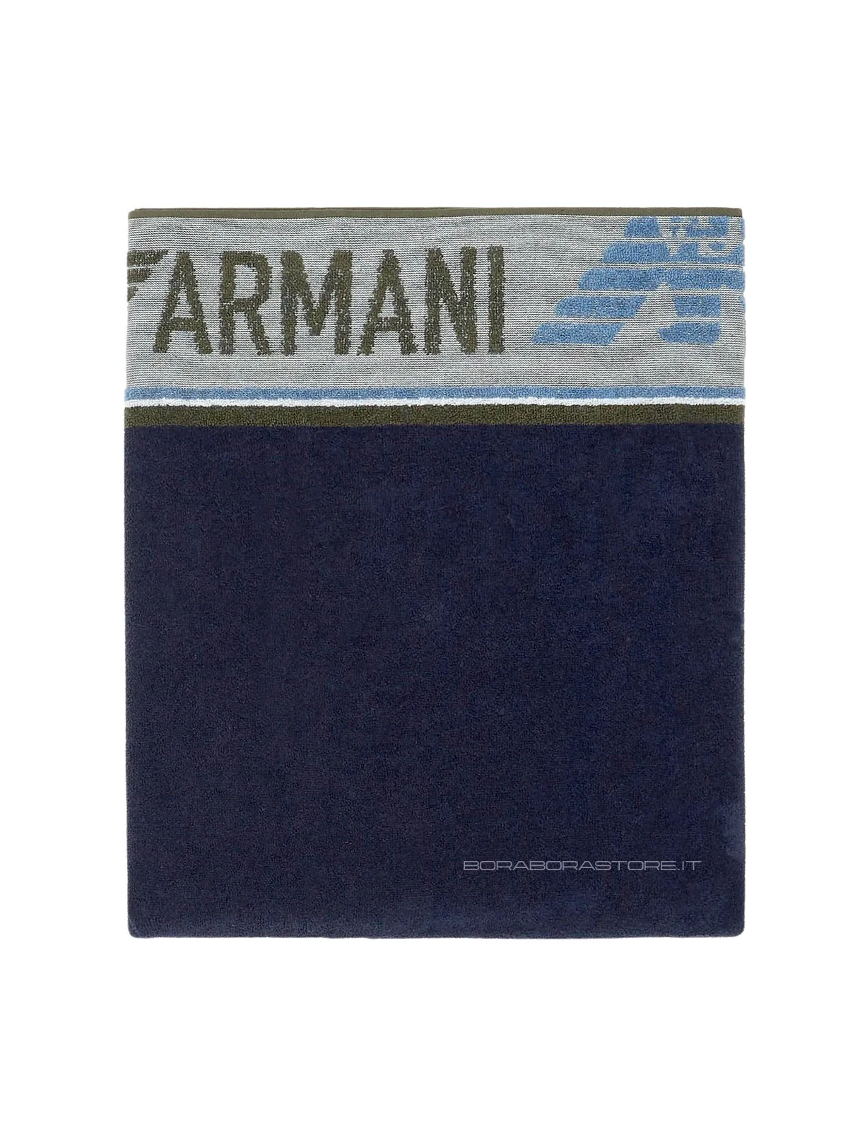 EMPORIO ARMANI Telo mare Uomo  231764 4R447 06935 Blu - Image 3