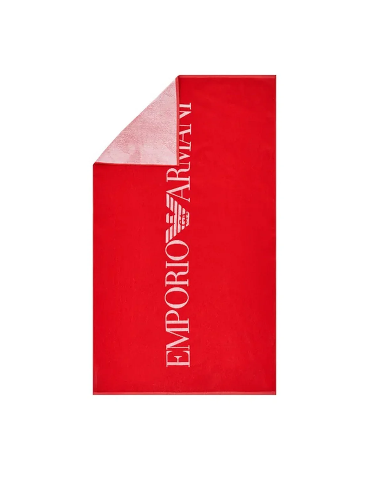 EMPORIO ARMANI Telo mare Uomo  231772 4R451 00774 Rosso - Image 2