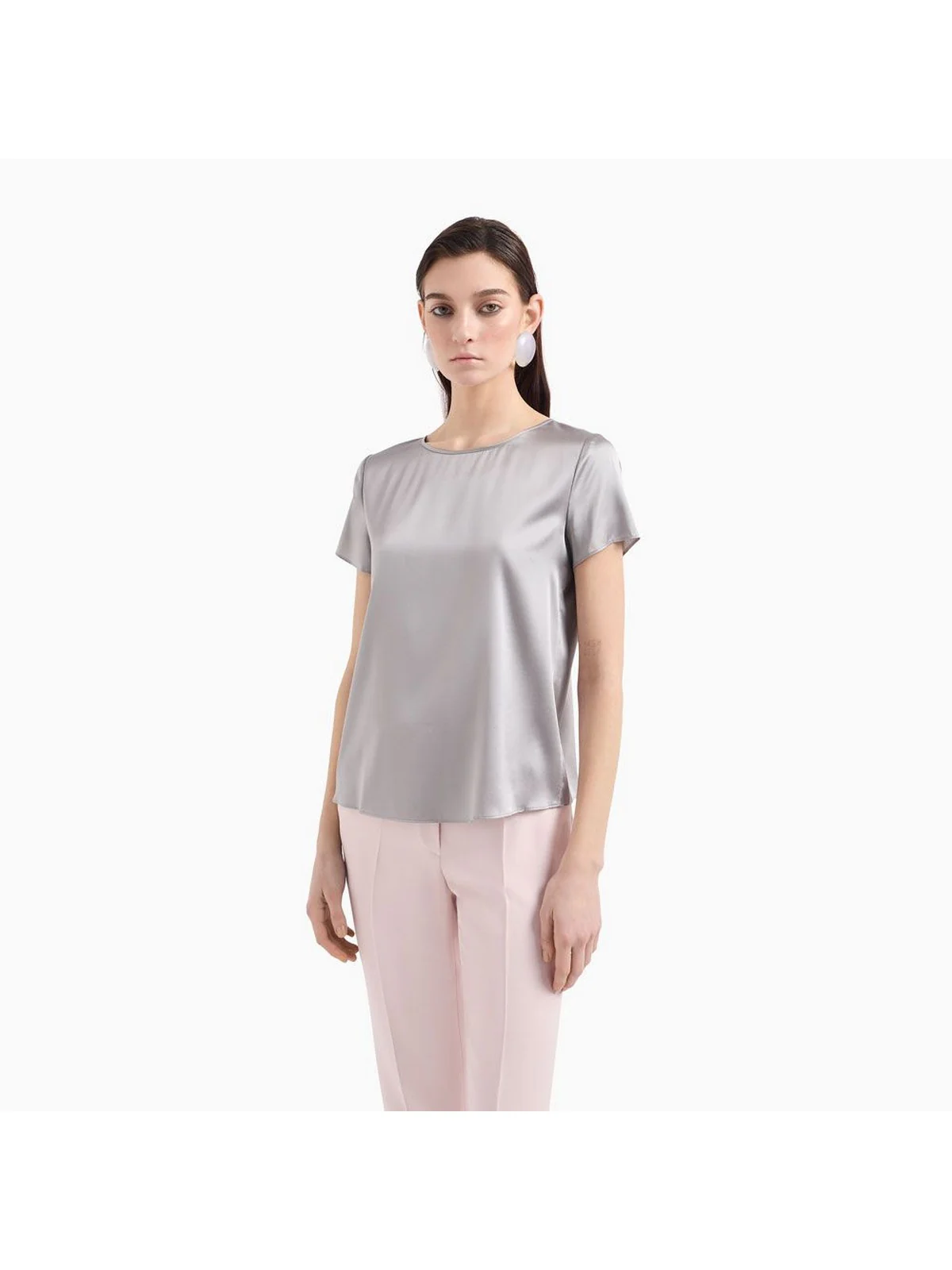 EMPORIO ARMANI Top Donna  8N2K15 2NXXZ 115 Grigio - Image 2