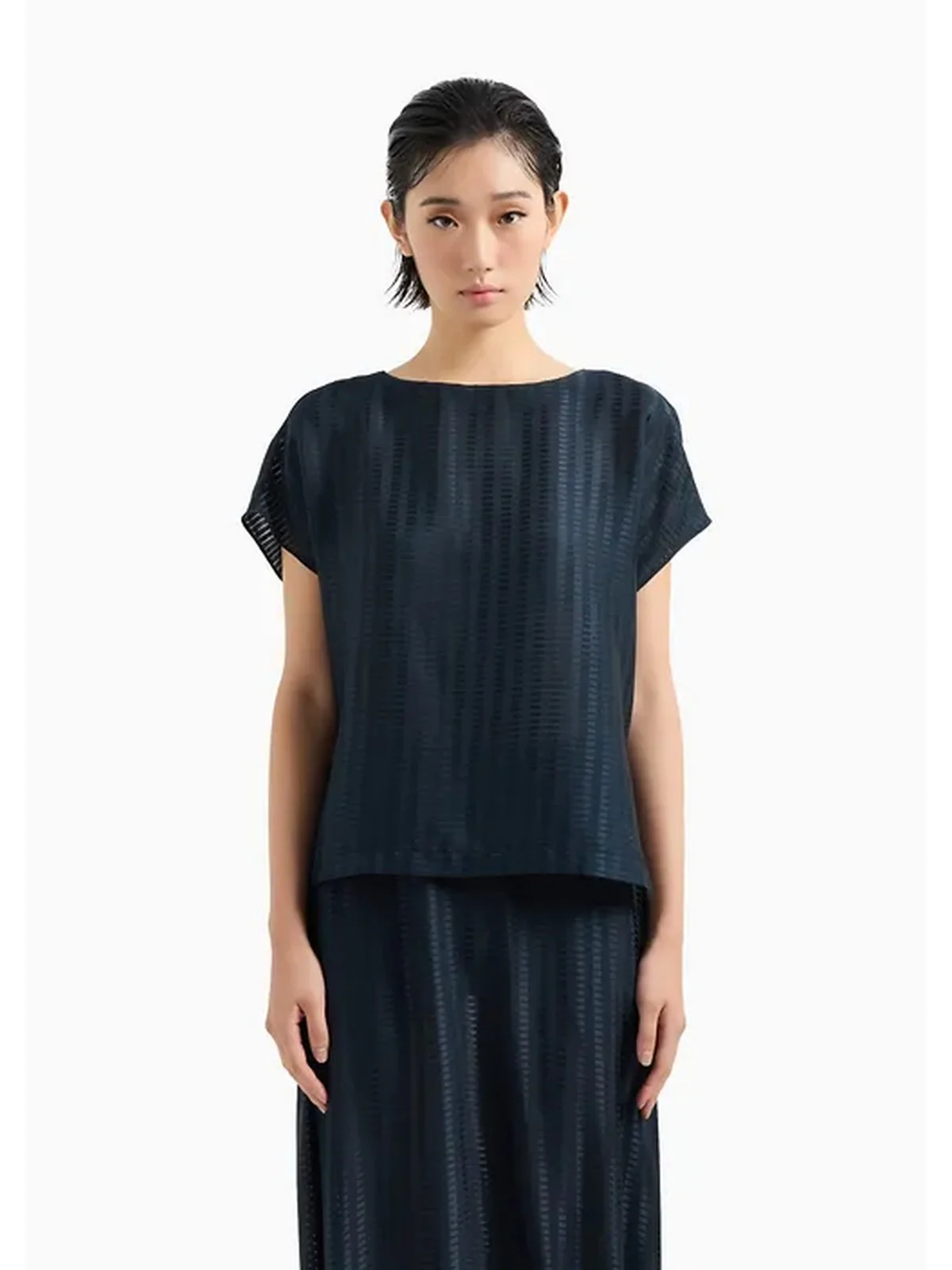 EMPORIO ARMANI Top Donna  E3NK1D F9912 927 Blu - Image 2
