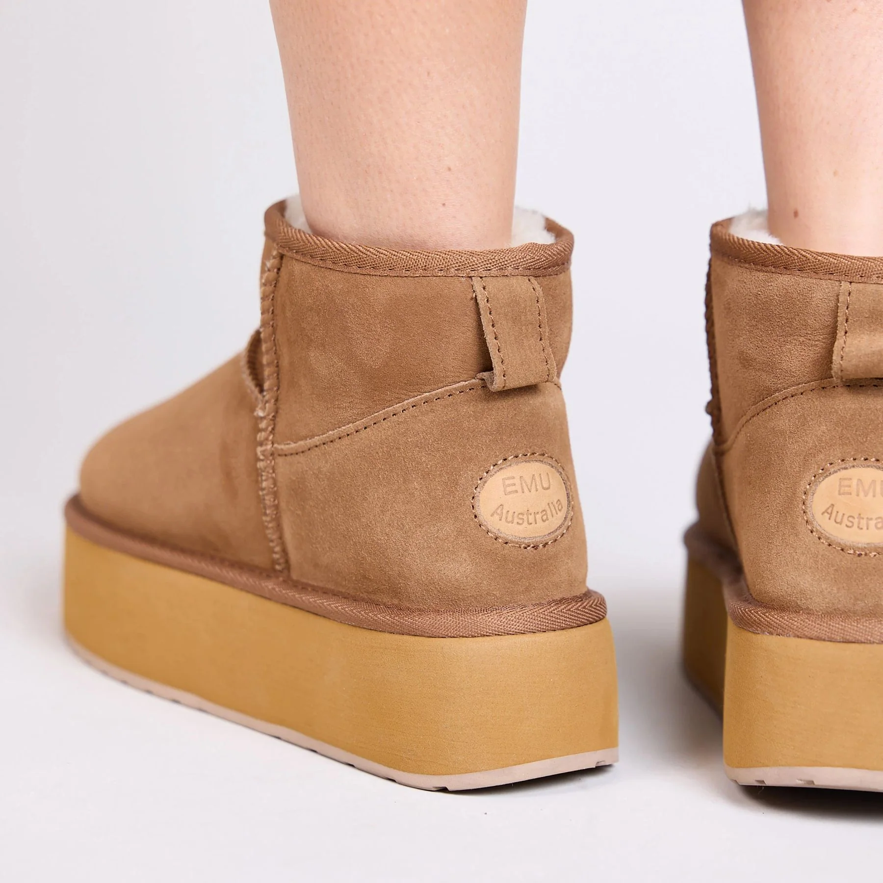 EMU Australia Stivali e Stivaletti  Stinger Micro Flatform chestnut W13082-CHES Marrone - Image 8