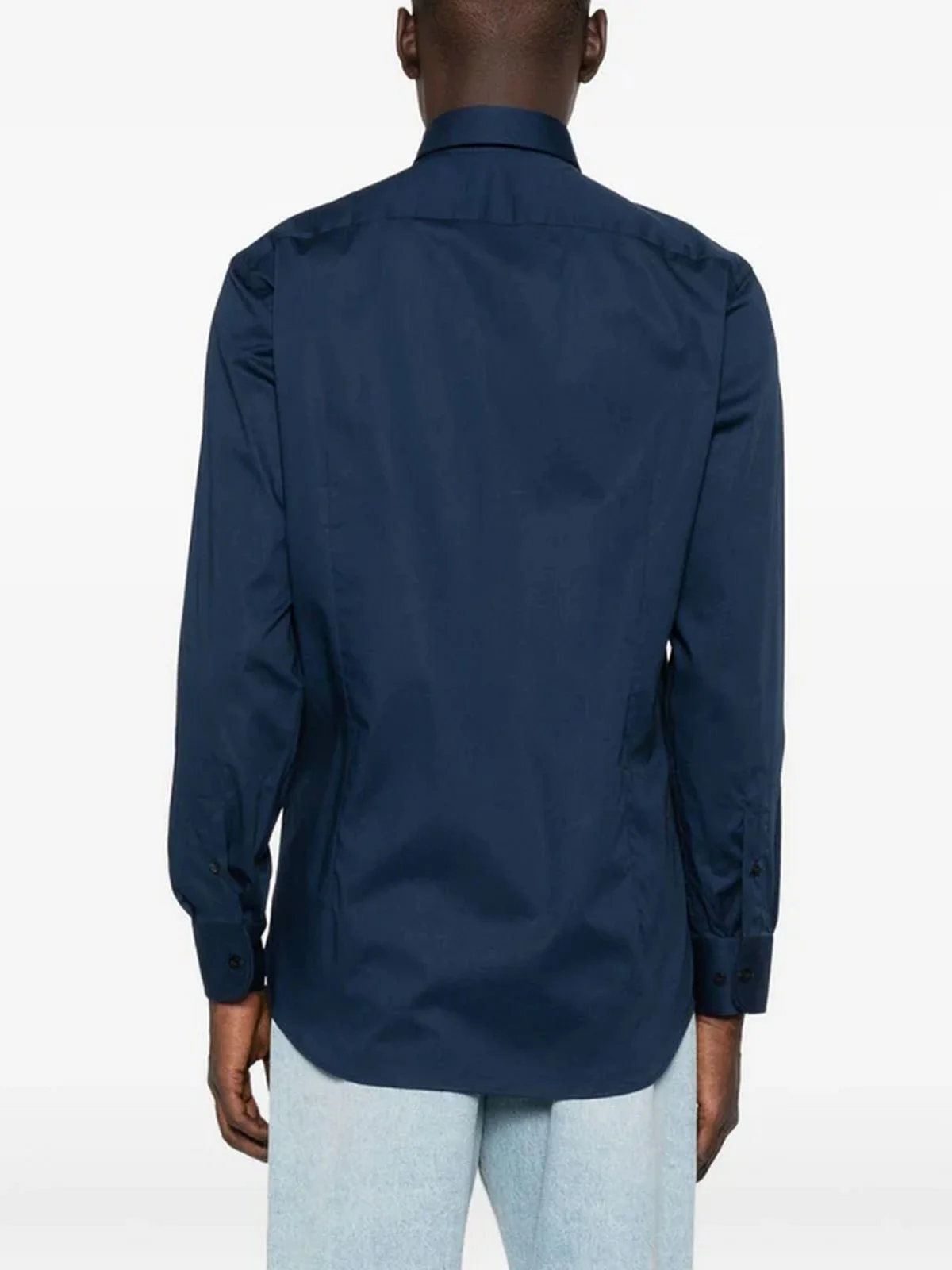 ETRO Camicia Uomo SHIRT ROMA LOGO BD MRIB0004 AV607 B0339 Blu - Image 3