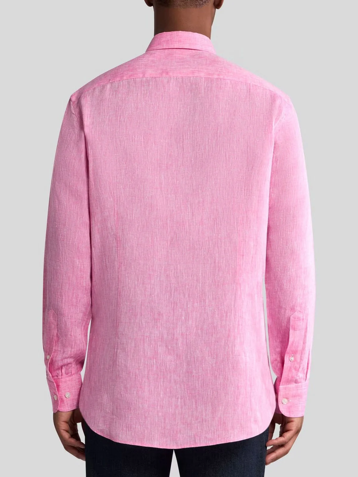 ETRO Camicia Uomo SHIRT ROMA LOGO MRIB0002 99TU3F3 F8593 Rosa - Image 3