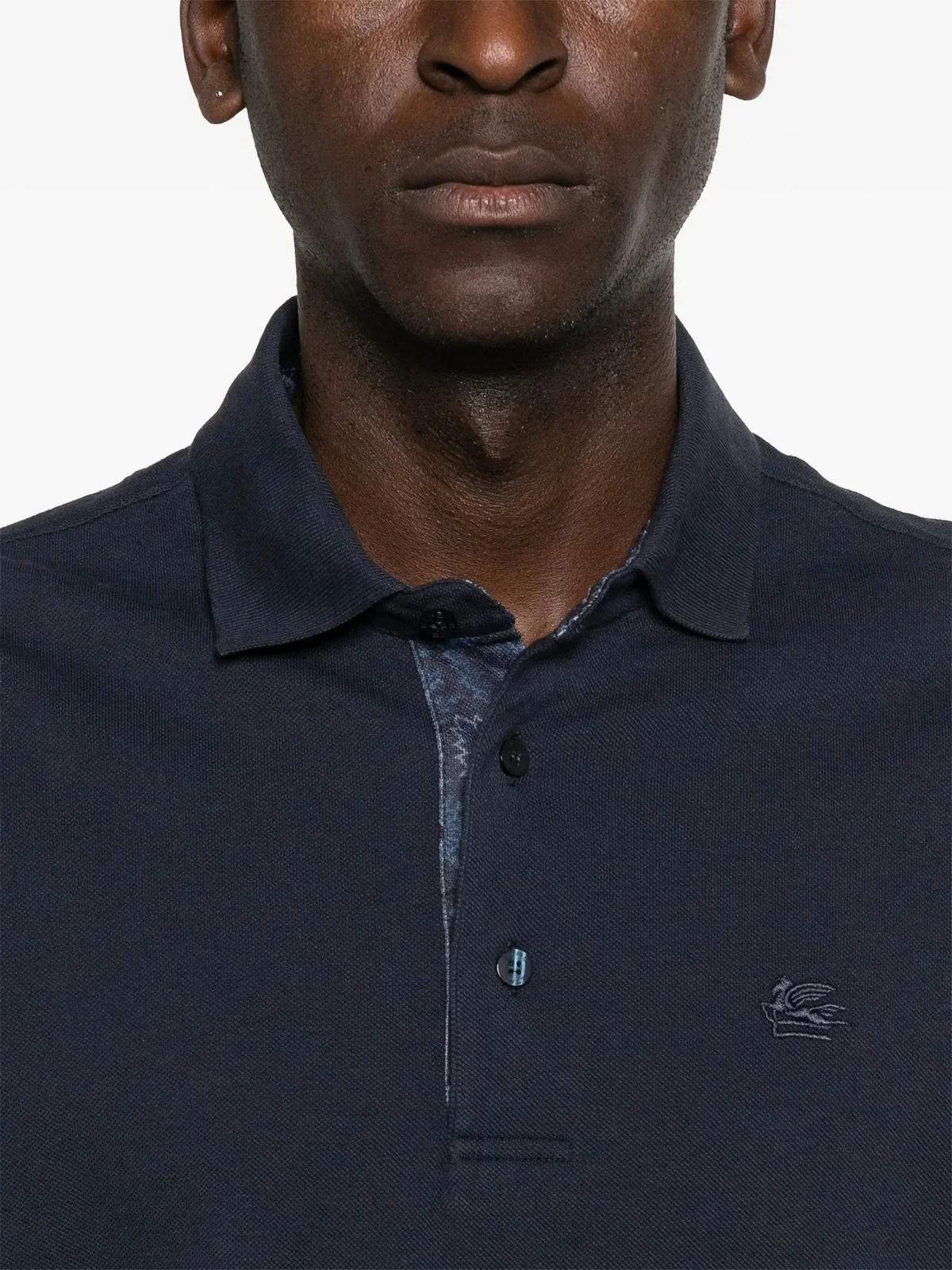 ETRO Polo Uomo POLO ROMA PRINTED DETAILS MRMD0005 AV880 B0310 Blu - Image 2