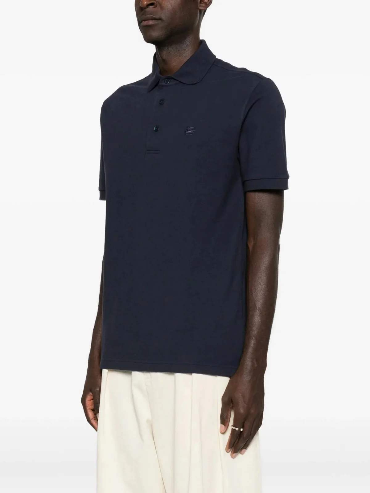 ETRO Polo Uomo POLO ROMA PRINTED DETAILS MRMD0005 AV880 B0310 Blu - Image 3