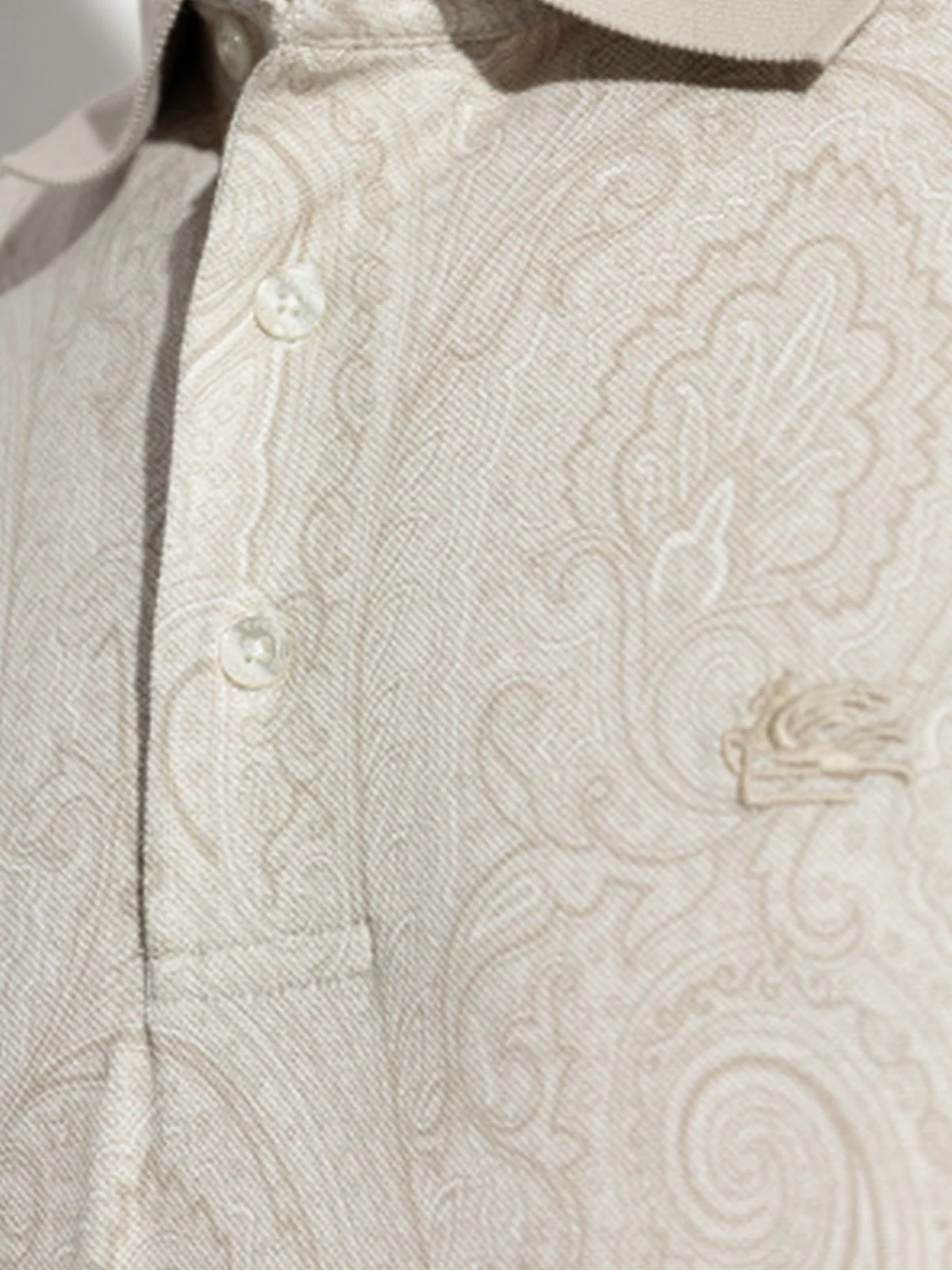 ETRO Polo Uomo ROMA POLO MRMD0004 AKF84 X0800 Avorio - Image 2