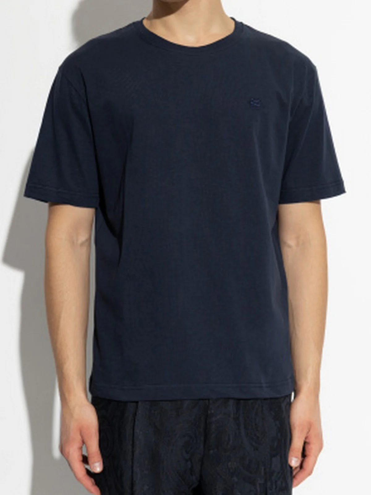 ETRO T-shirt Uomo C-NECK ROMA T-SHIRT MRMA0002 AV906 B0065 Blu - Image 3