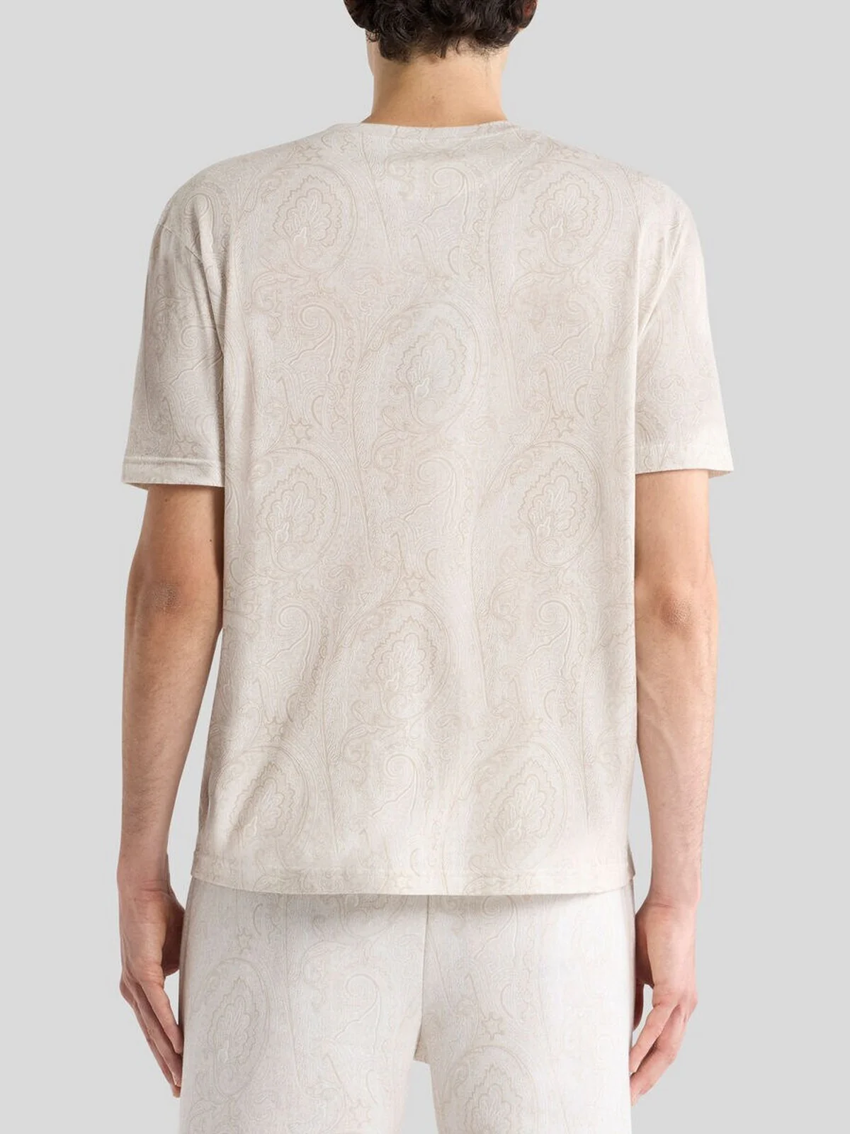 ETRO T-shirt Uomo T-SHIRT ROMA MRMA0002 AKG31 M0096 Beige - Image 3