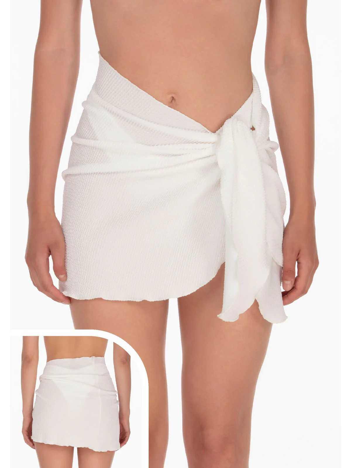 F**K Copricostume Donna  FK24-0954WH Bianco - Image 2