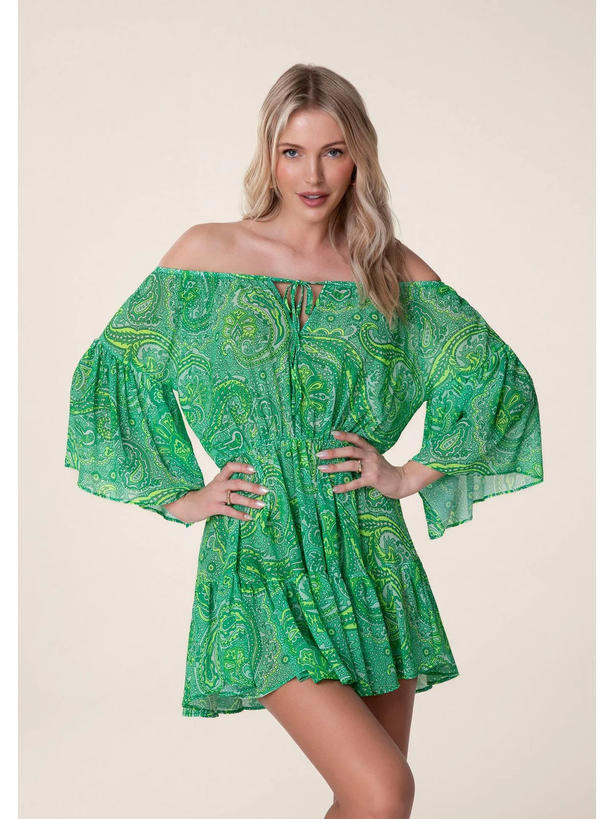 F**K Copricostume Donna  FK24-1368X12 Verde - Image 4