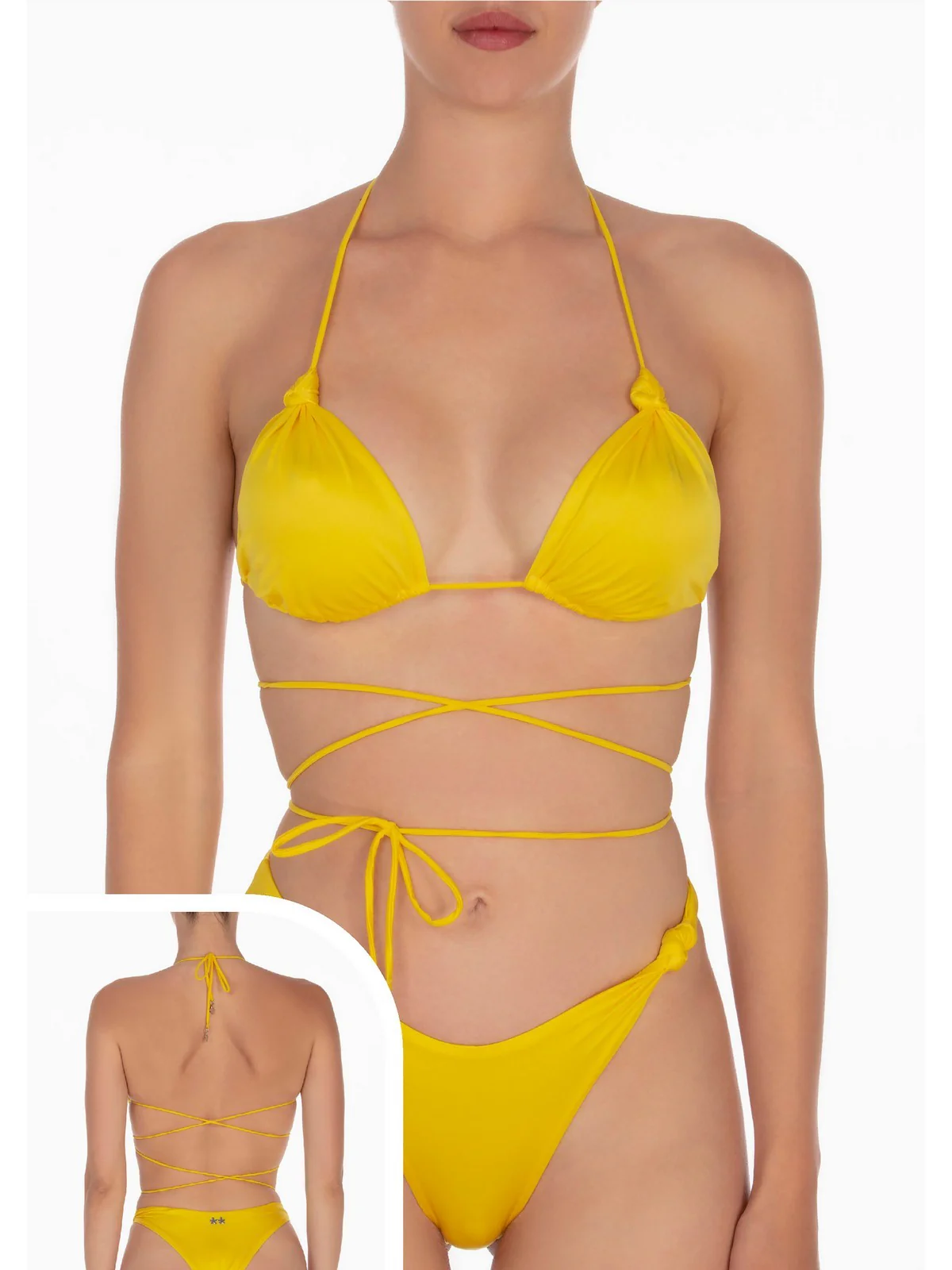 F**K Costume da bagno Donna  FK24-1002YL Giallo - Image 2