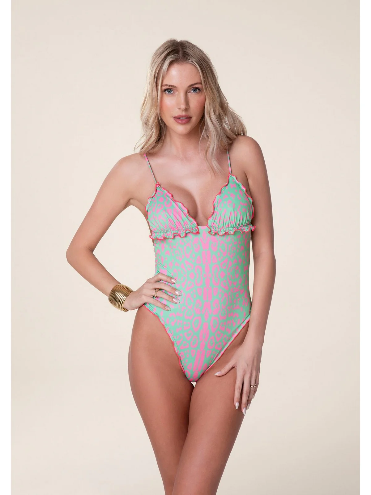 F**K Costume da bagno Donna  FK24-1342X02 Multicolore - Image 2