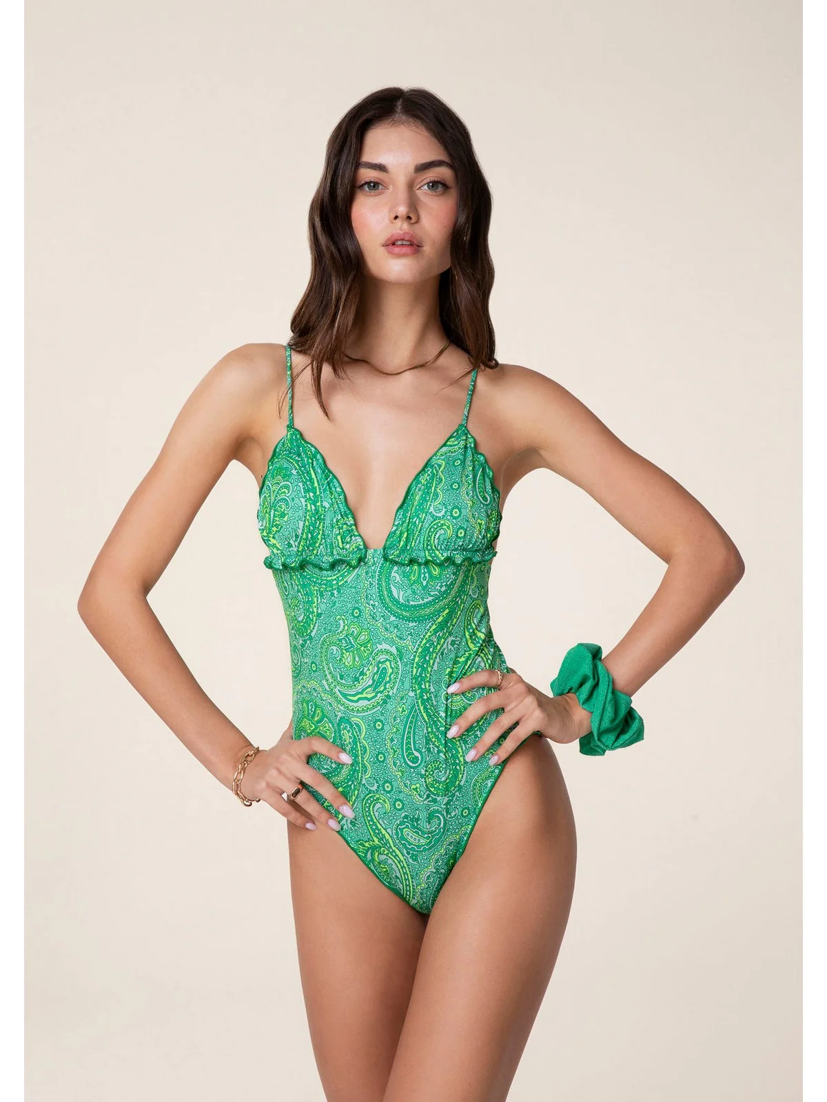 F**K Costume da bagno Donna  FK24-1342X12 Verde - Image 3