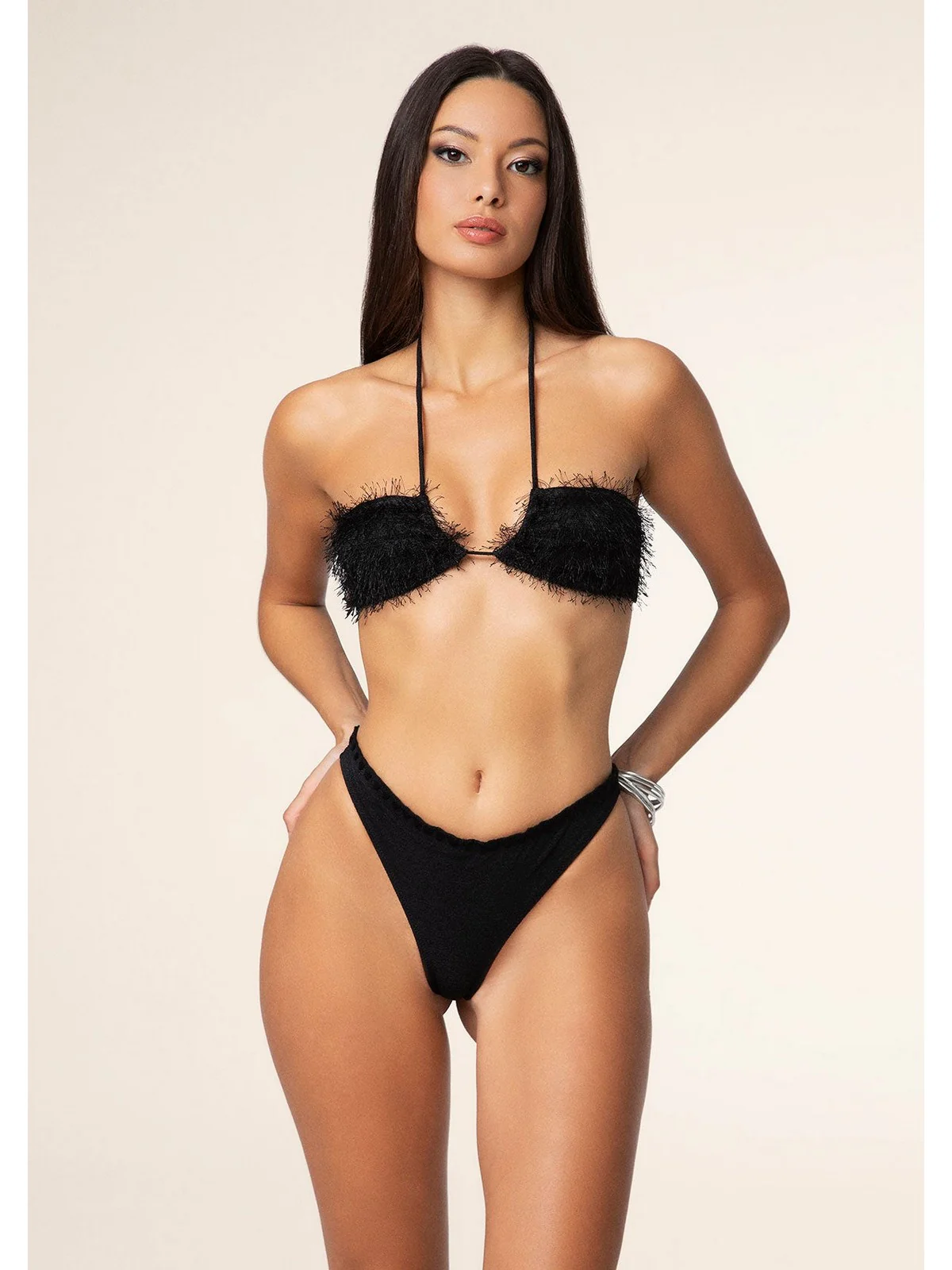 F**K Costume da bagno Donna FK25-1123BK BLACK - Image 4