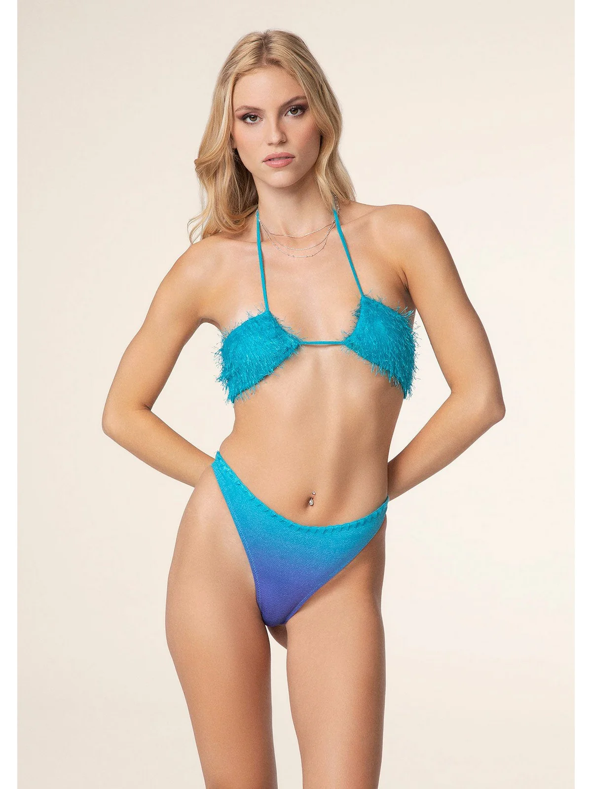 F**K Costume da bagno Donna  FK25-1133X46 Turchese - Image 2