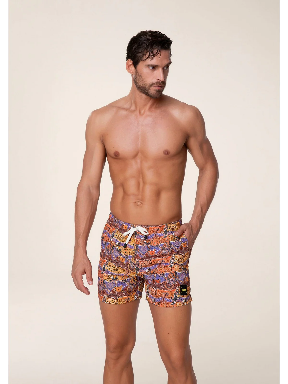 F**K Costume da bagno Uomo  FK24-2030X04 Multicolore - Image 3