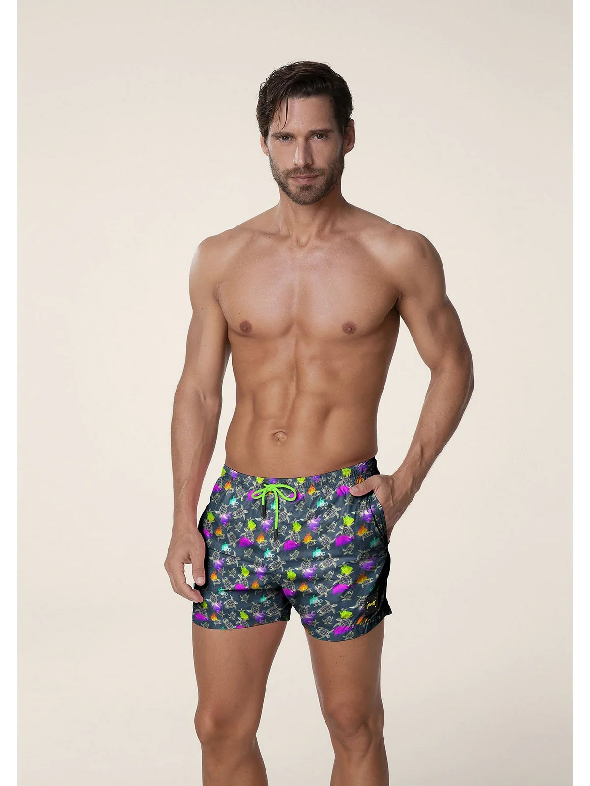 F**K Costume da bagno Uomo  FK24-2040X01 Multicolore - Image 2