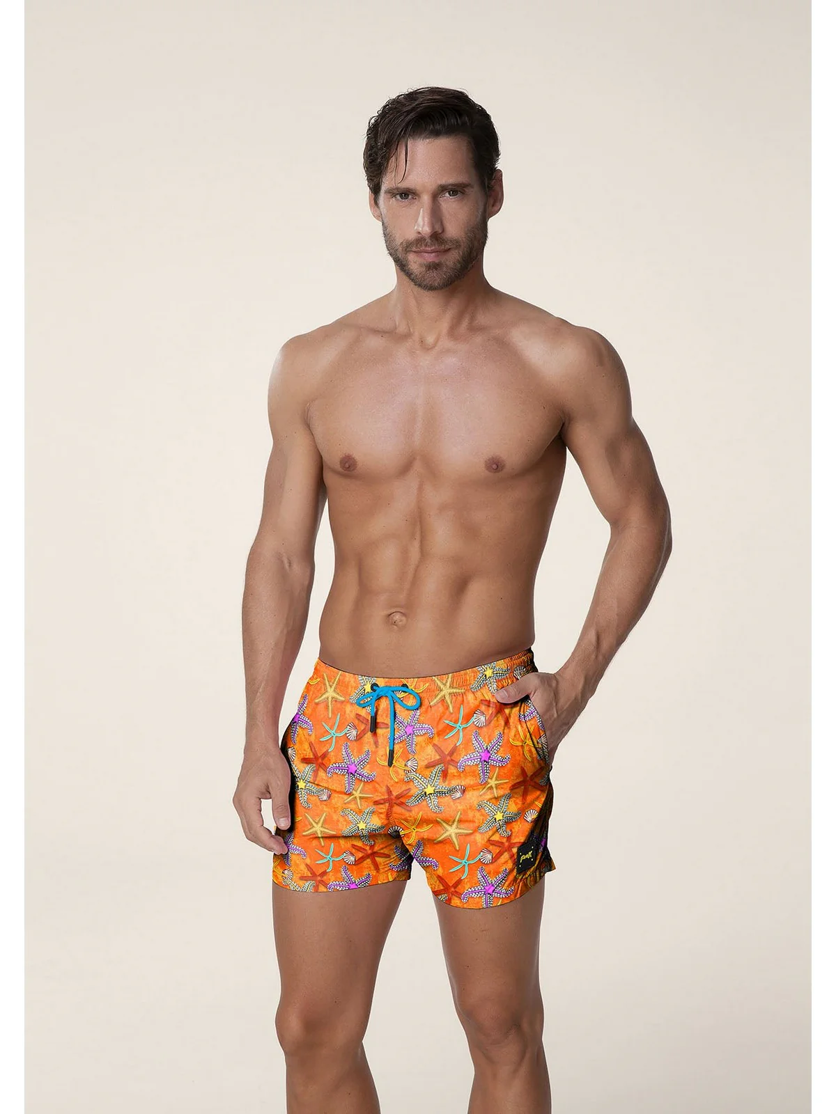F**K Costume da bagno Uomo  FK24-2040X04 Arancione - Image 3