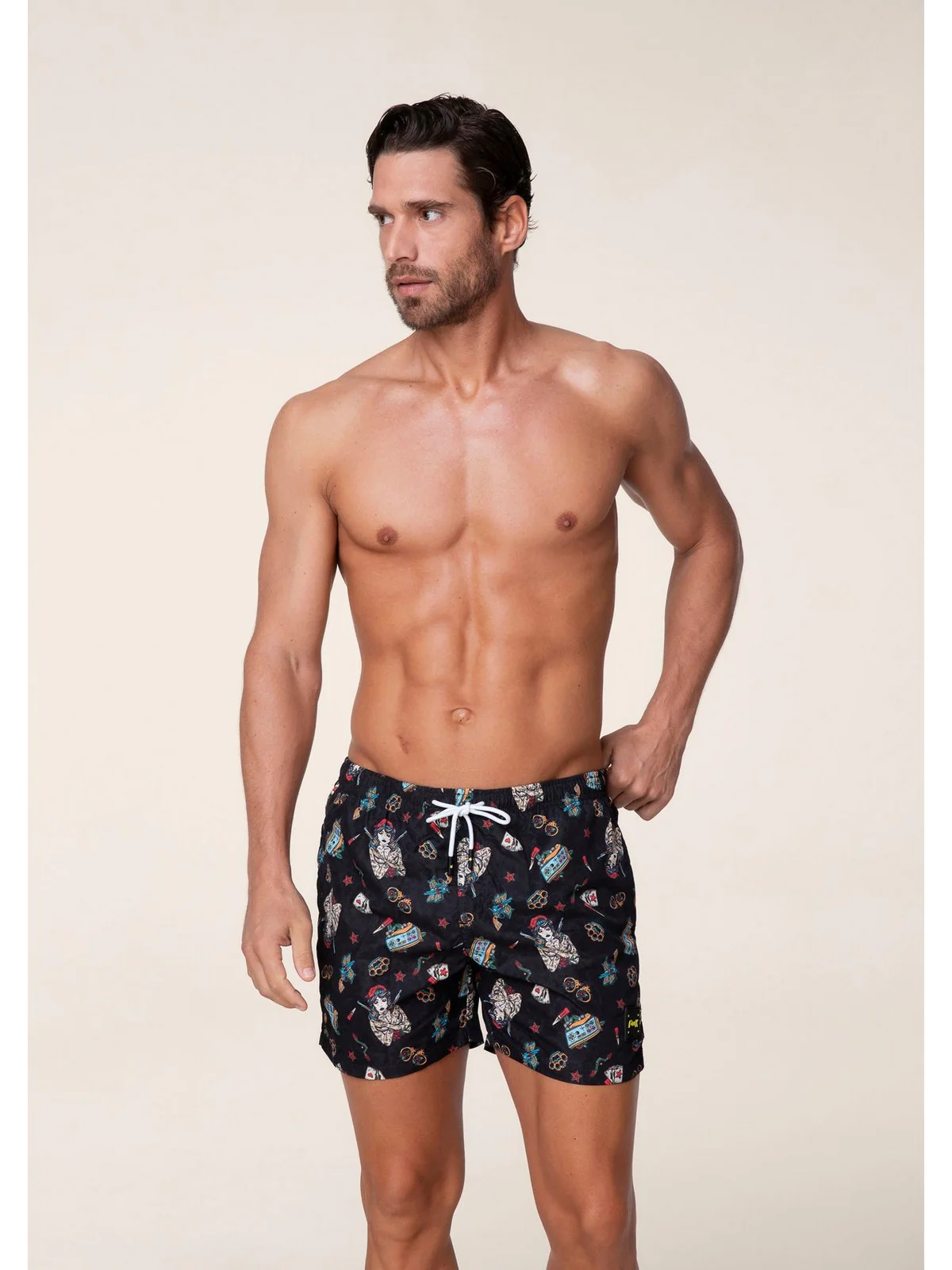 F**K Costume da bagno Uomo FK24-2060X13 Nero - Image 3