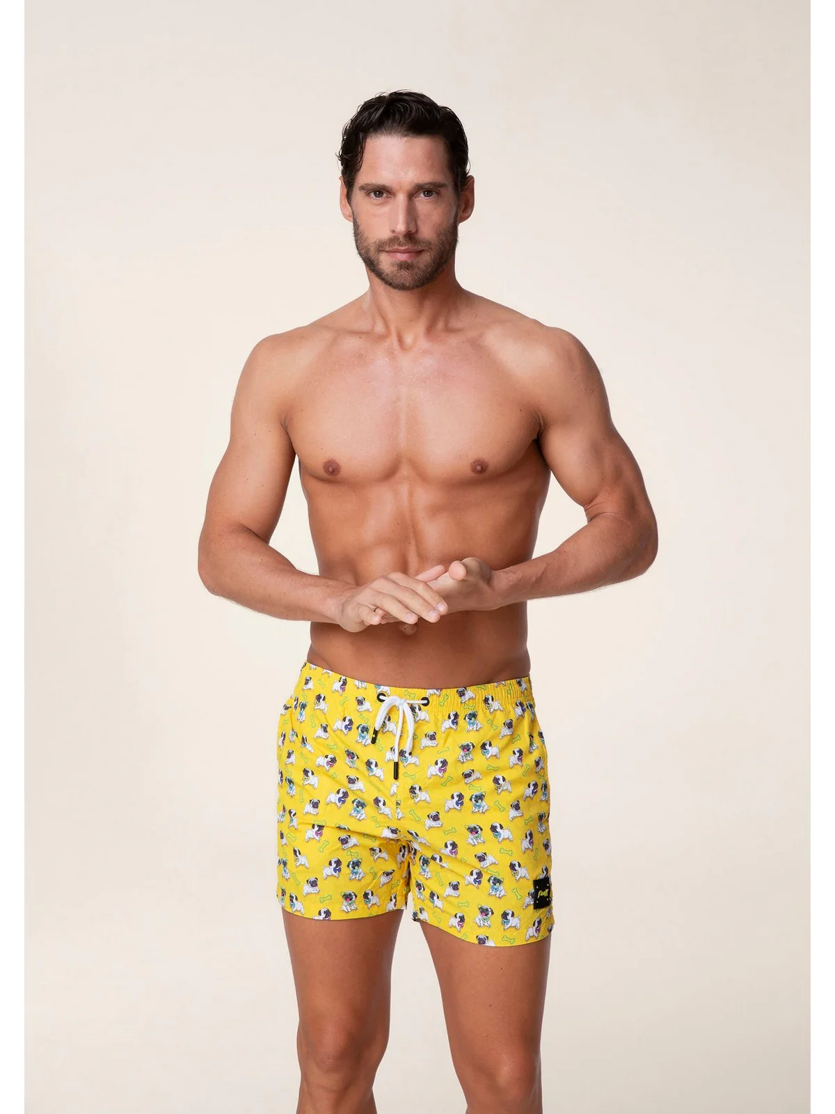 F**K Costume da bagno Uomo  FK24-2060X15 Giallo - Image 3