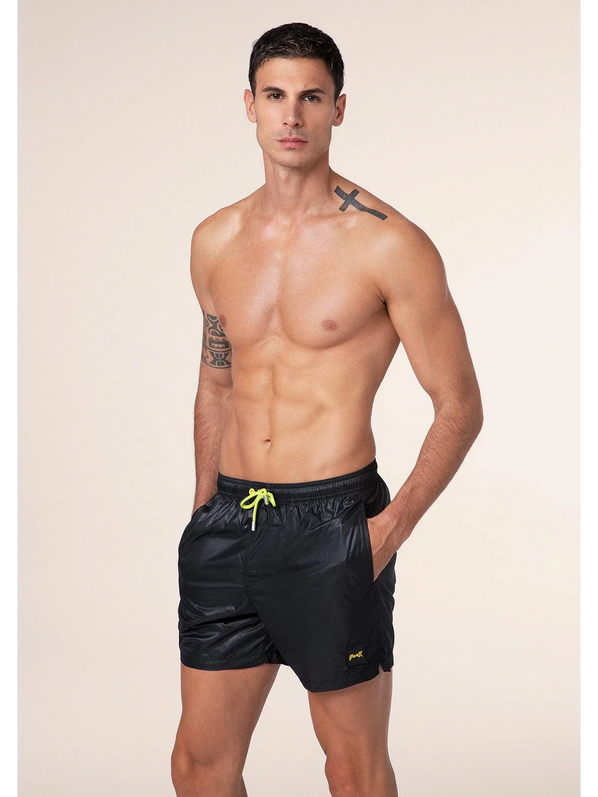 F**K Costume da bagno Uomo  FK25-M01BU02BK BLACK - Image 4