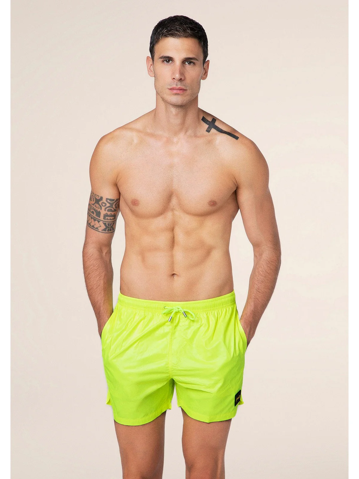 F**K Costume da bagno Uomo  FK25-M01BU02FY FLUO YELLOW - Image 2