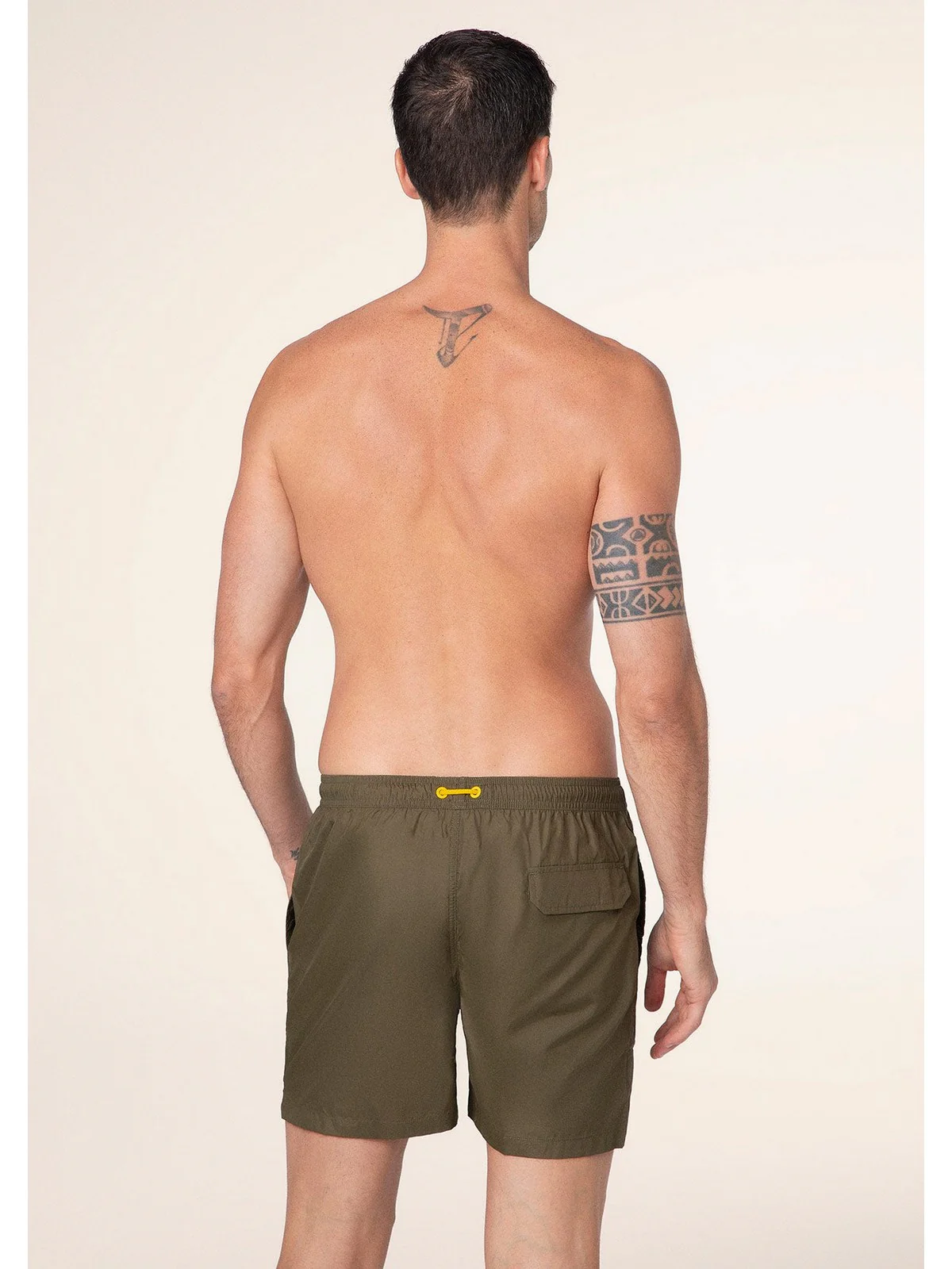 F**K Costume da bagno Uomo  FK25-M01BU04MG MILITARY GREEN - Image 3