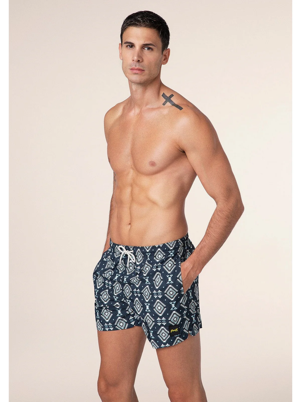 F**K Costume da bagno Uomo  FK25-M02BA30X05 Fantasia - Image 4