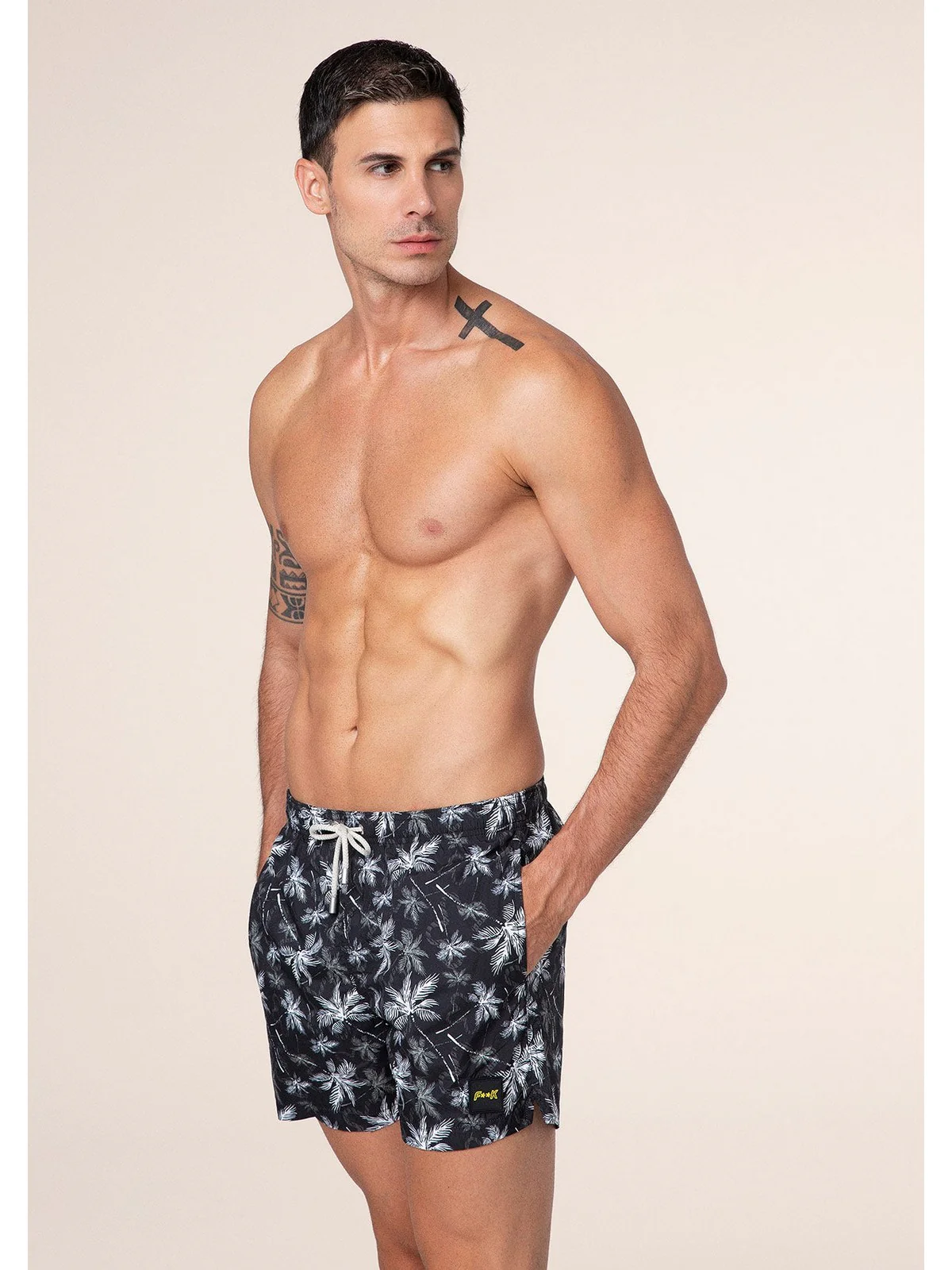 F**K Costume da bagno Uomo  FK25-M03BA30X02 Nero - Image 4