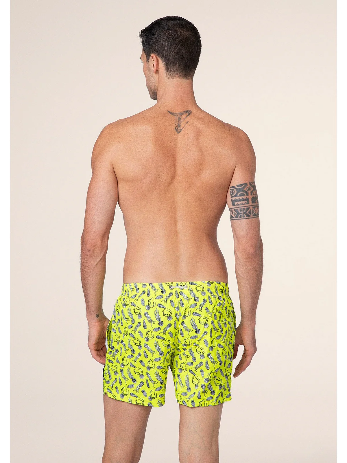 F**K Costume da bagno Uomo  FK25-M04BA30X13 Giallo - Image 4