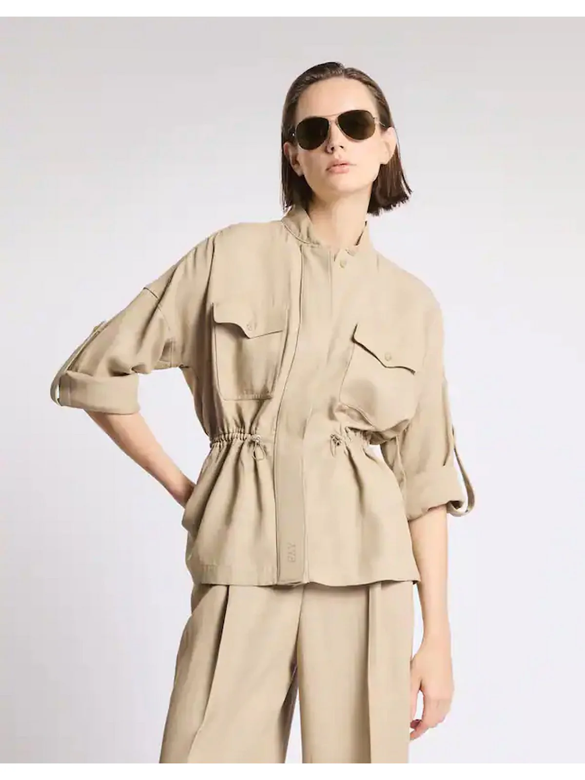 FAY Camicia Donna  NAW04525640ZDSC804 CORDA SCURO - Image 4