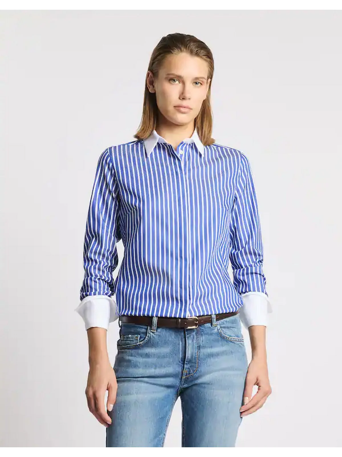 FAY Camicia Donna  NCWA1526260ZCRU604 INDACO - Image 4