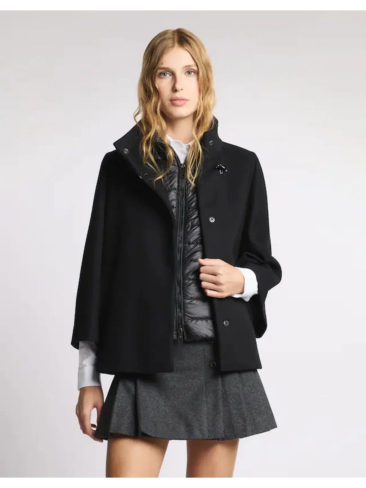 FAY Cappotto Donna  NAW12514490SGLB999 Nero - Image 3