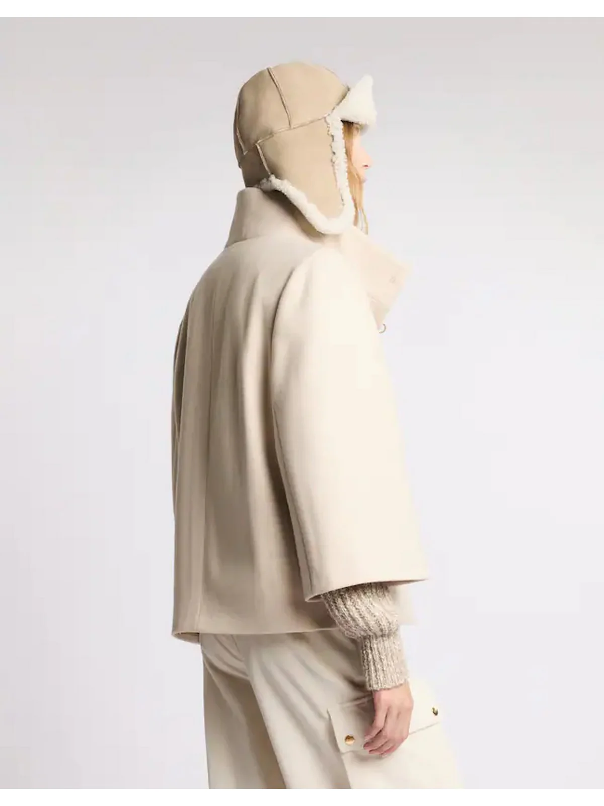 FAY Cappotto Donna  NAW12514490XMYC002 Avorio - Image 5