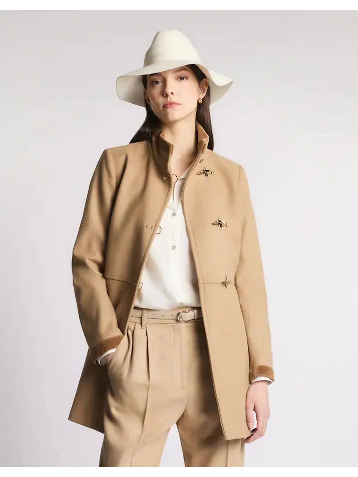 FAY Cappotto Donna  NAW50514000XMYC813 CAMMELLO SCURO - Image 3