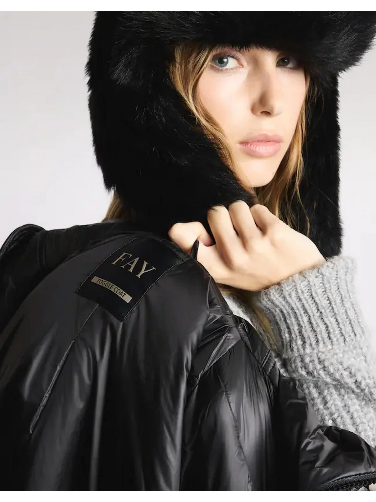 FAY Cappotto Donna  NAW59513430SGLB999 Nero - Image 7