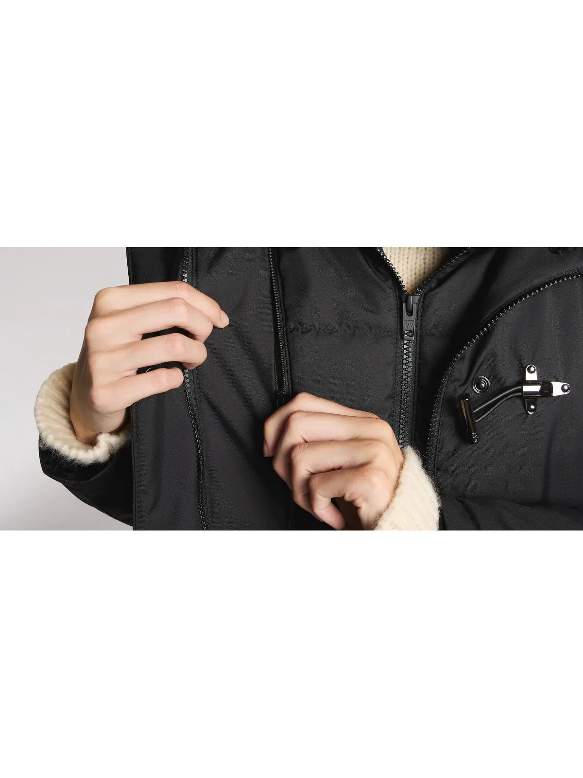 FAY Cappotto Donna  NAW59513830ZXEB999 Nero - Image 7