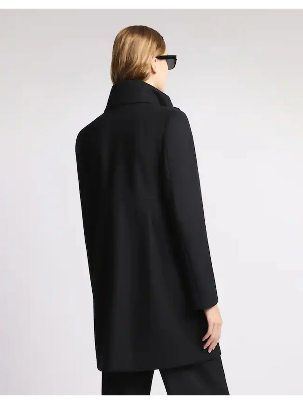 FAY Cappotto Donna Romantic Coat NAW5051Y050SGLB999 Nero - Image 5