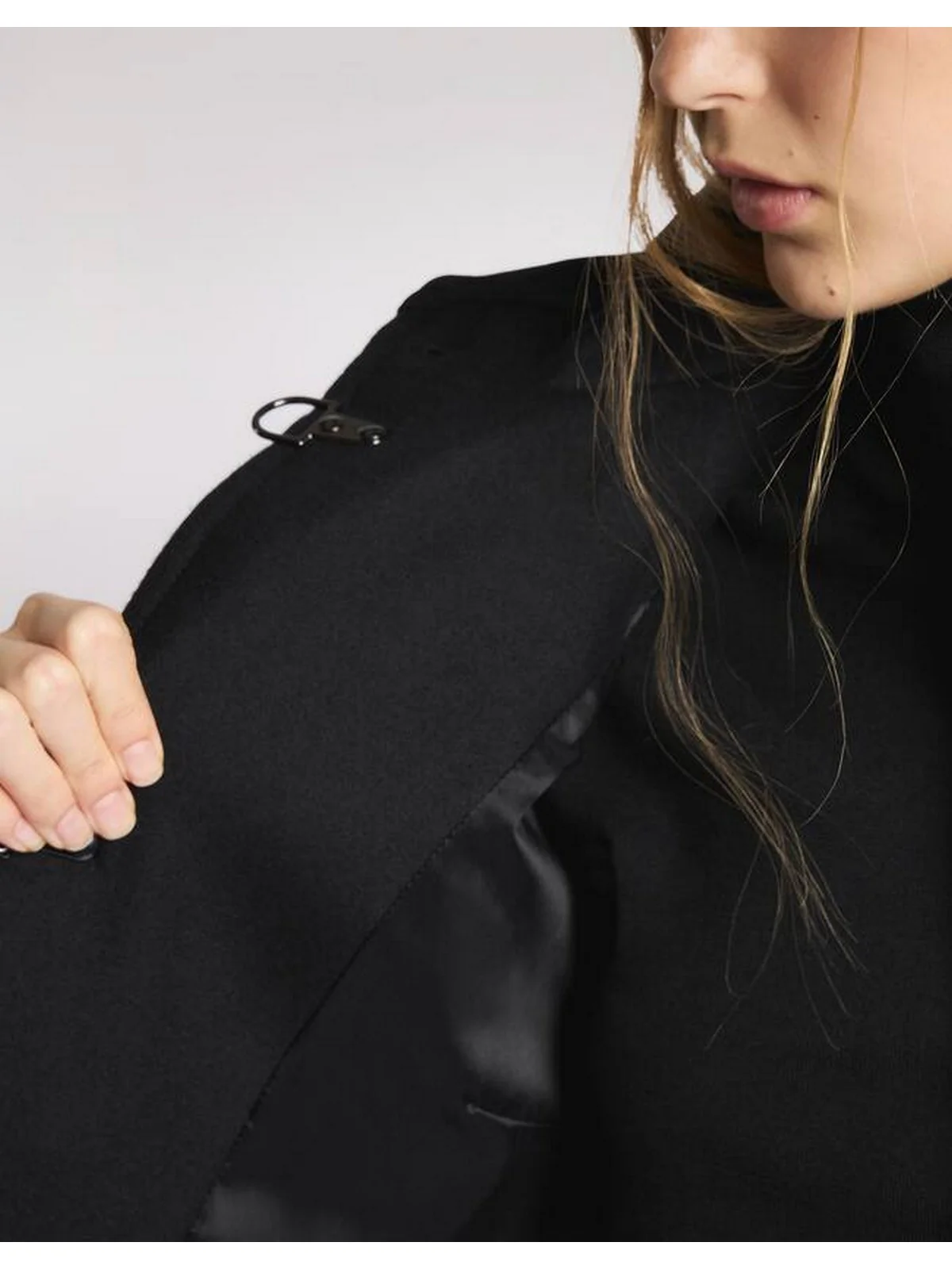 FAY Cappotto Donna Virginia Coat NAW50514000SGLB999 Nero - Image 2