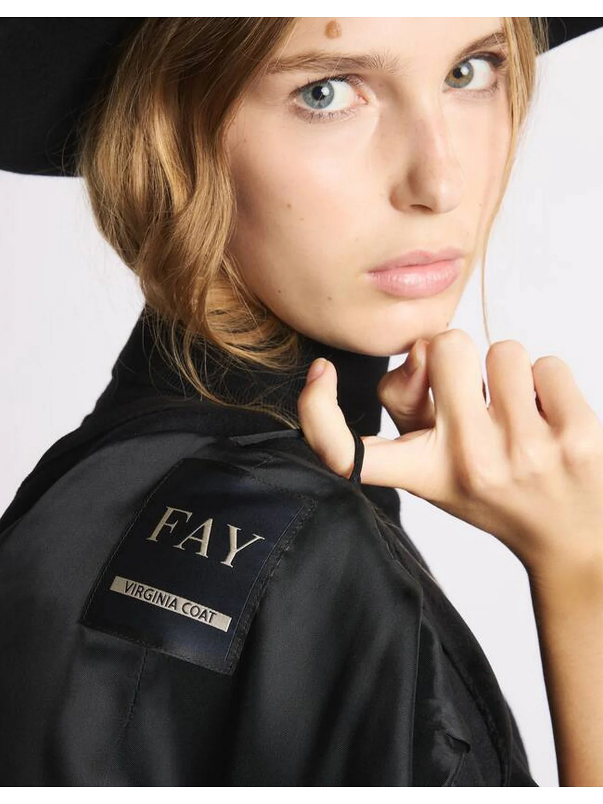 FAY Cappotto Donna Virginia Coat NAW50514000SGLB999 Nero - Image 3
