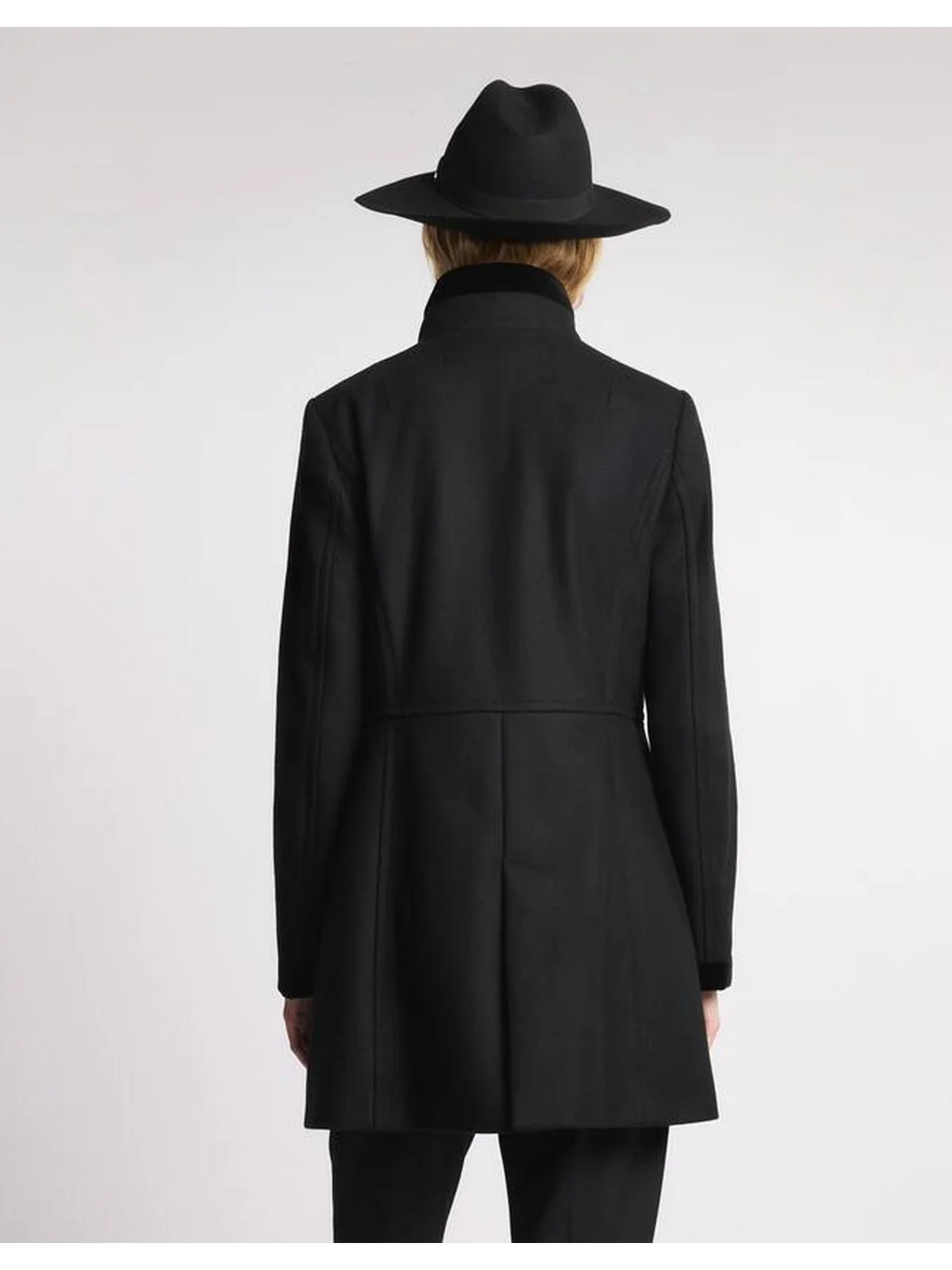 FAY Cappotto Donna Virginia Coat NAW50514000SGLB999 Nero - Image 4