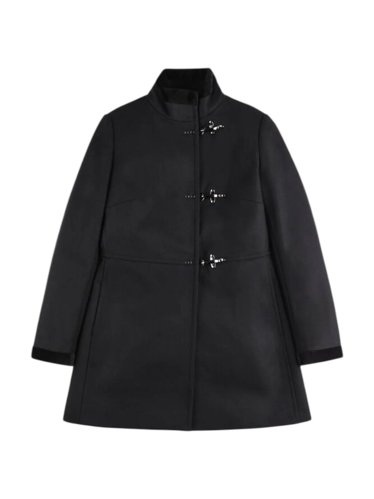 FAY Cappotto Donna Virginia Coat NAW50514000SGLB999 Nero - Image 8