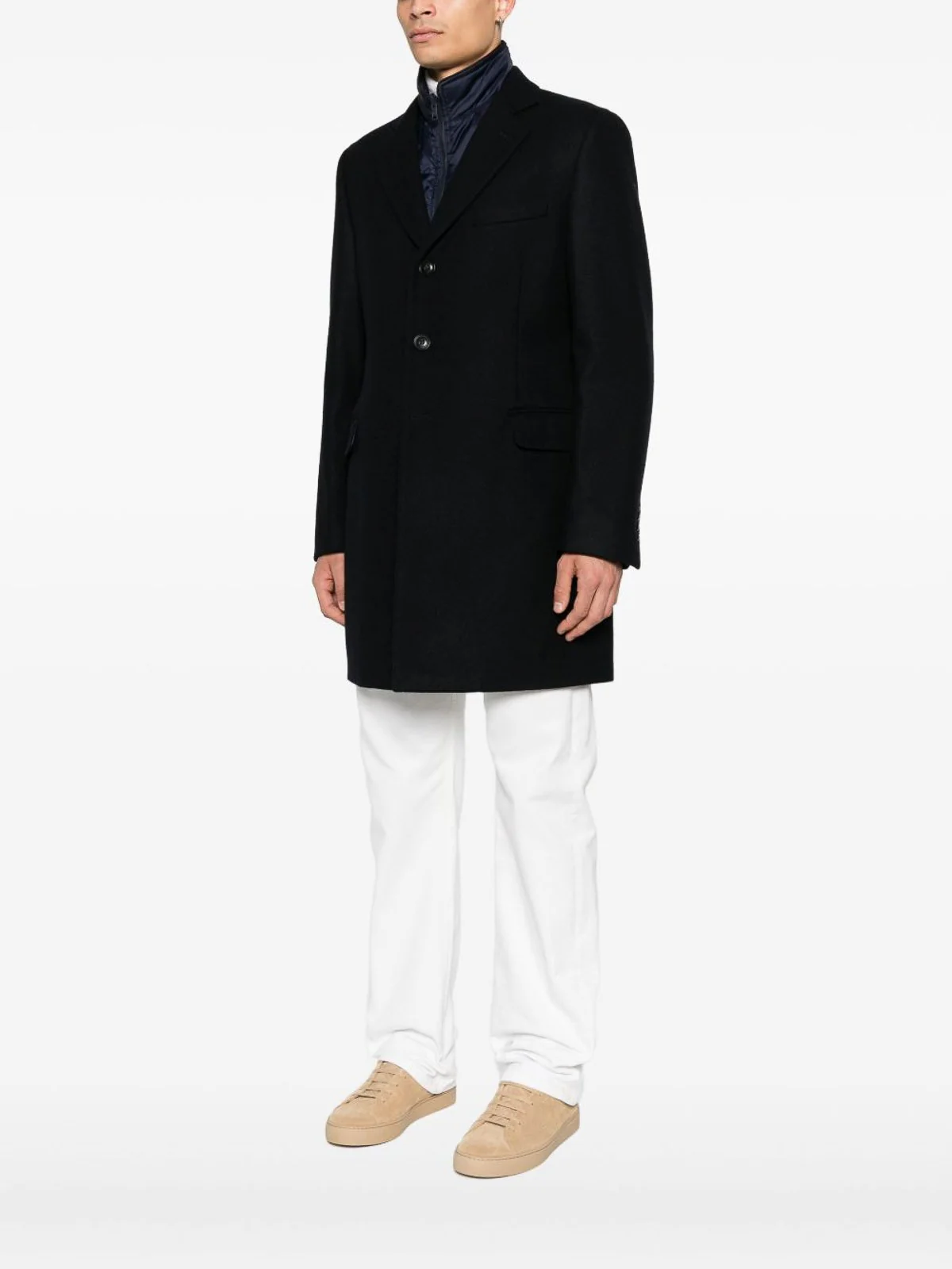 FAY Cappotto Uomo  NAM53511390XMDU807 BLU NAVY - Image 2