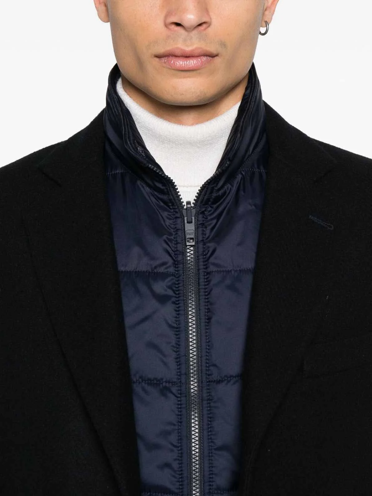 FAY Cappotto Uomo  NAM53511390XMDU807 BLU NAVY - Image 3