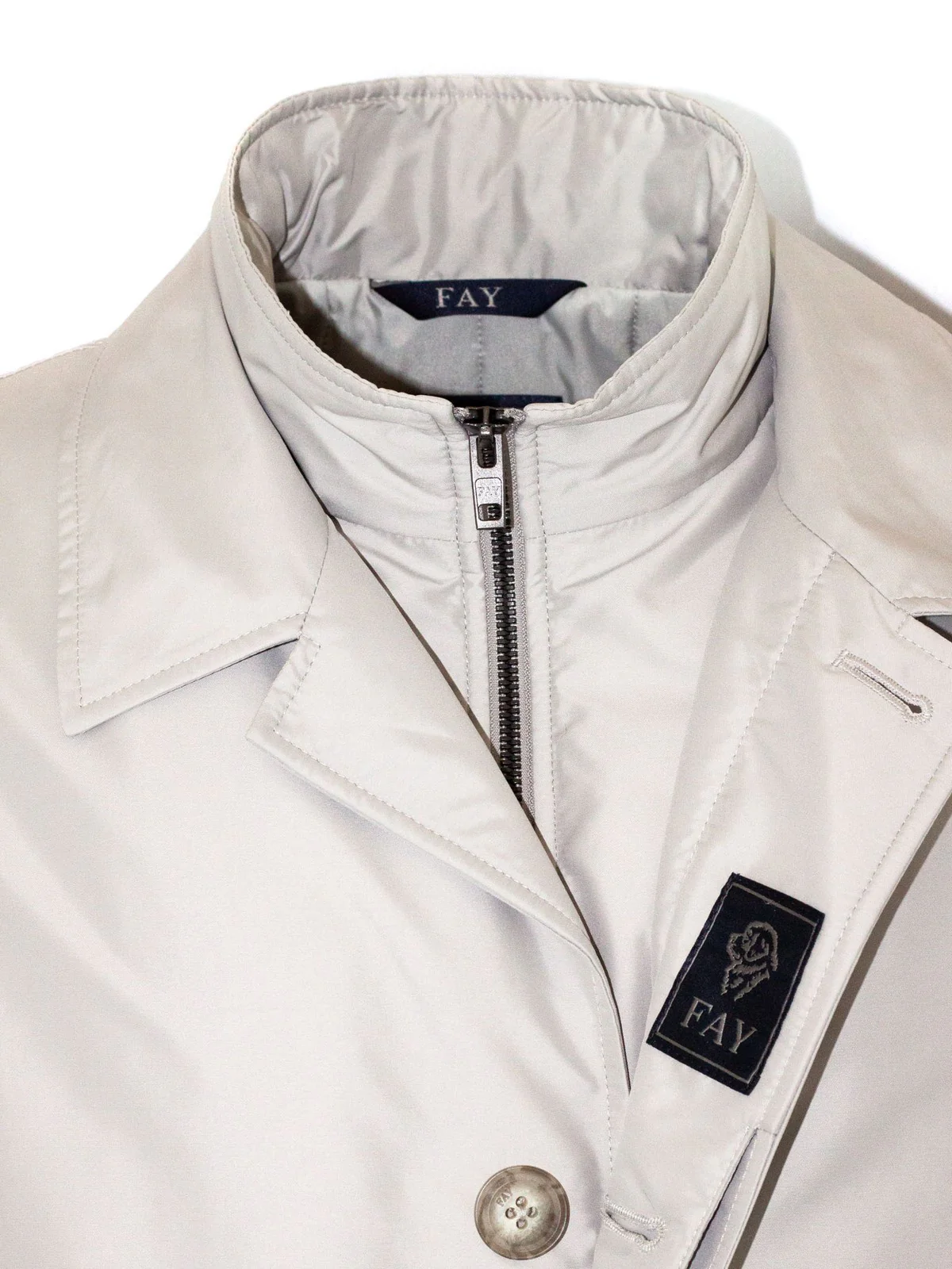 FAY Cappotto Uomo  NAM62510160AXXB208 ARGILLA SCURO - Image 5