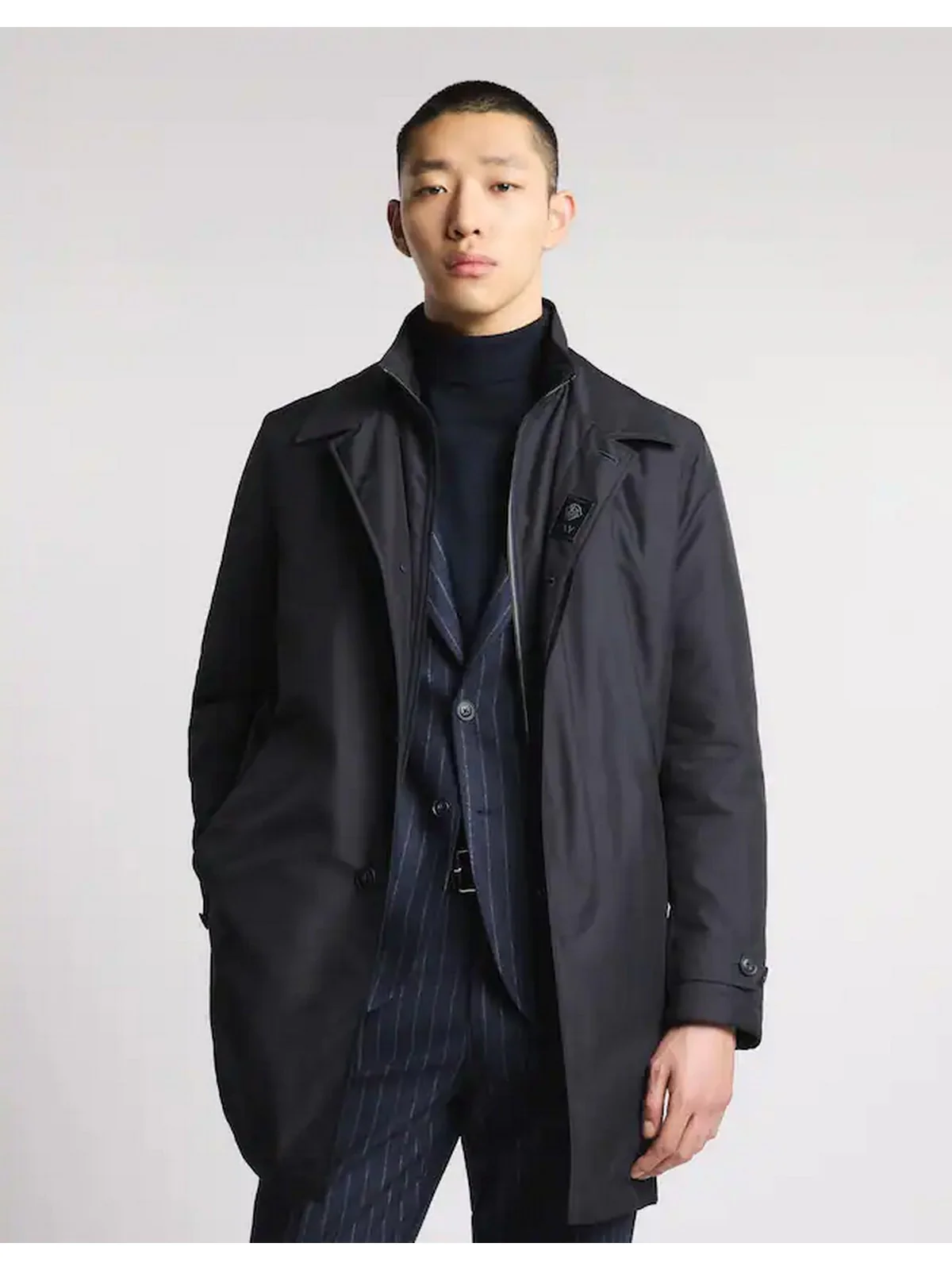 FAY Cappotto Uomo  NAM62510160AXXU804 BALTIC - Image 6